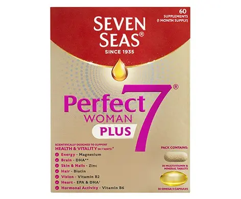 Seven Seas Perfect7 Woman 50+ Max 60 Supplements