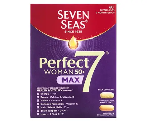 Seven Seas Perfect7 Woman 50+ Max 60 Supplements