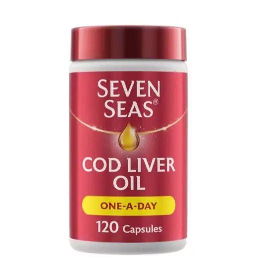 Seven Seas Simply Timeless Cod Liver Oil One A Day - 120 Capsules