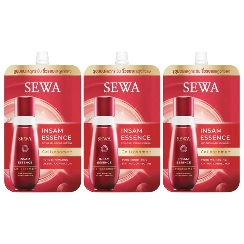 Sewa - Insam Essence Cellxosome Pore Minimizing Lifting Corrector 8ml. (Pack of 3)