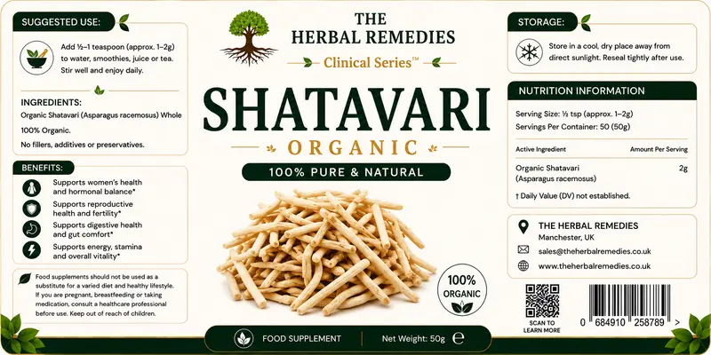 Shatavari Root (Asparagus racemosus)–Women’s Wellness & Vitality Support
