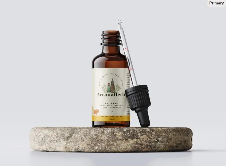 Shiitake Mushroom tincture. 1
