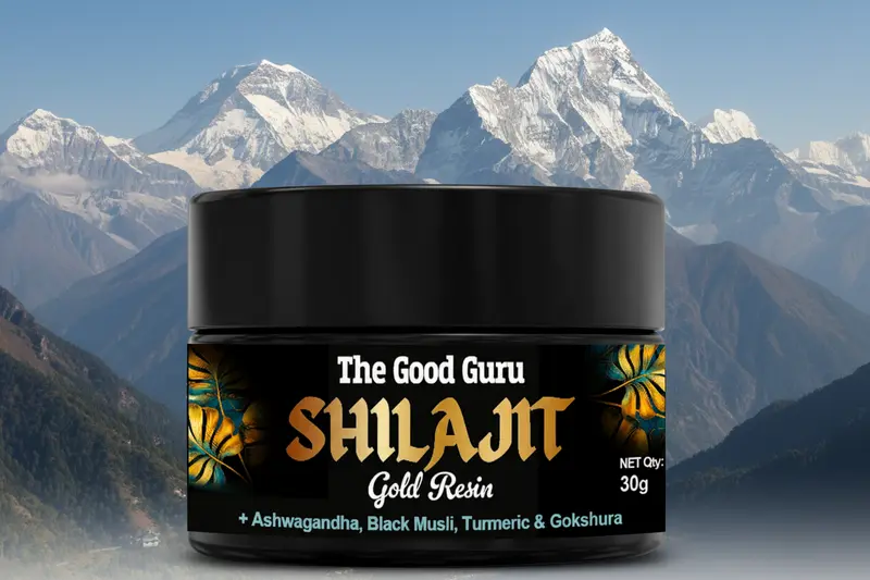 Shilajit Gold Resin 30g – With Ashwagandha, Black Musli, Turmeric & Gokshura | Premium Himalayan Resin