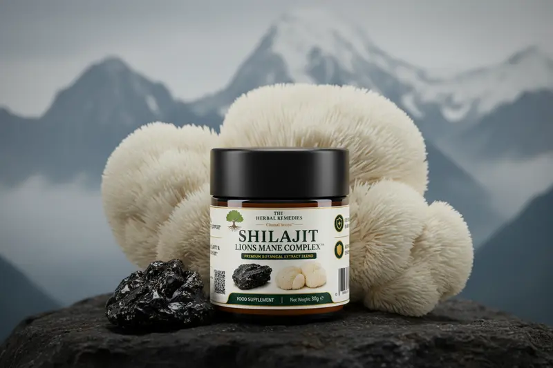 Shilajit & Lion’s Mane Complex™ | Brain, Focus & Energy Support