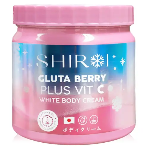 Shiroi - Gluta Berry Plus Vit C White Body Cream 500g.