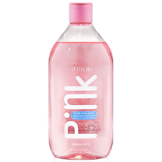 Shiroi - Pink Hya Acid Whitening Shower Glycolic Acid 3% Serum 280ml.