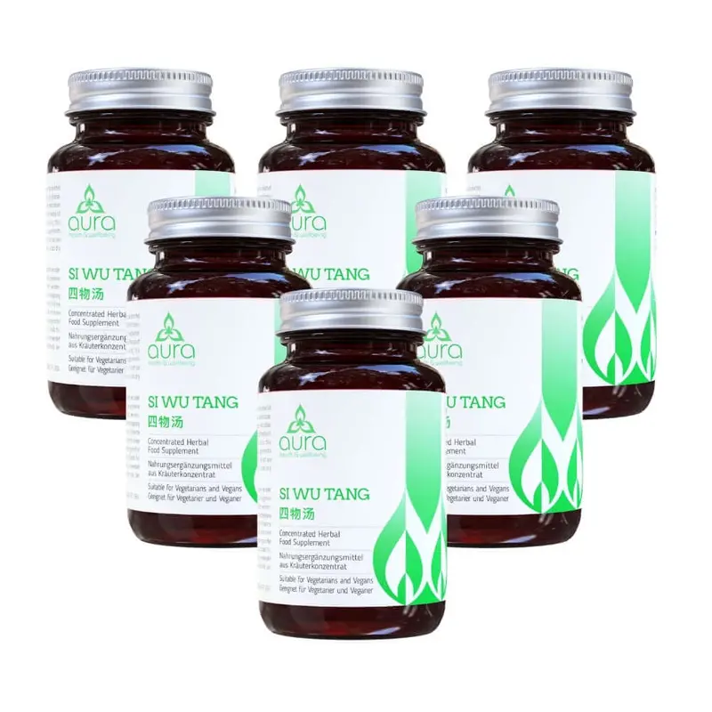 Si Wu Tang (White Peony & Rehmannia / Foxglove Root) - 6 x 60 tablets