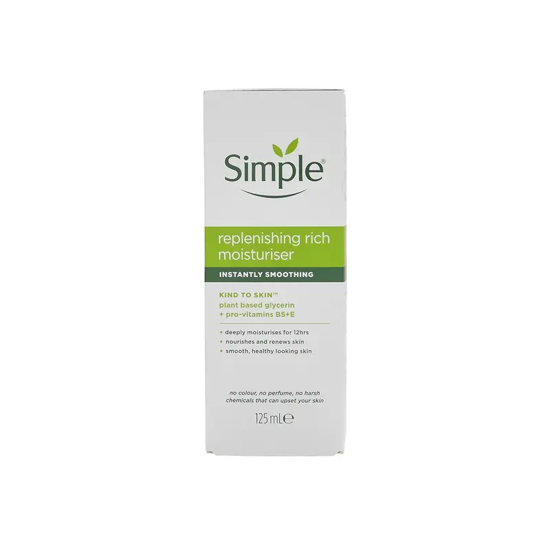 Simple kind to Skin Replenishing Rich Moisturiser 125ml