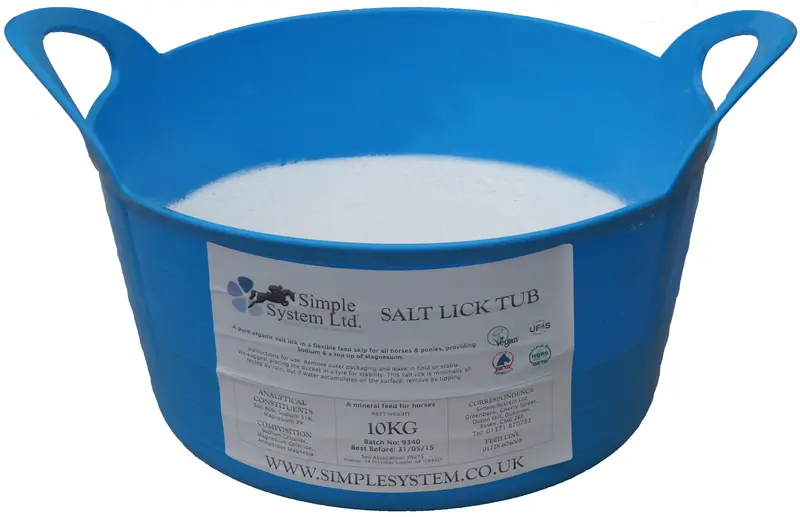 Simple System Salt Lick Tub 10kg