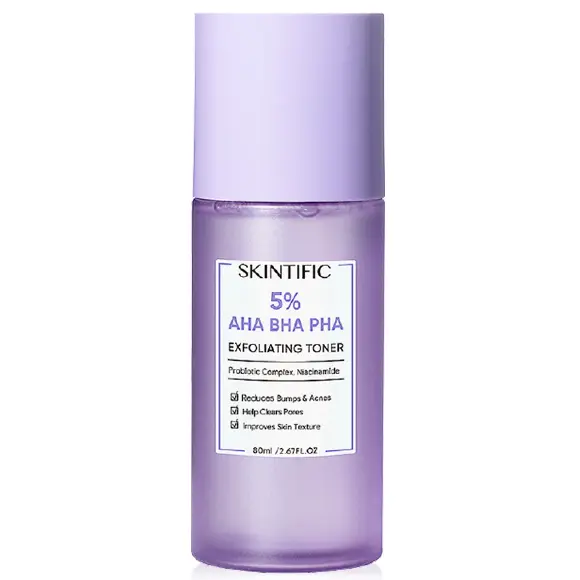 Skintific - 5% AHA BHA PHA Exfoliating Toner 80ml.