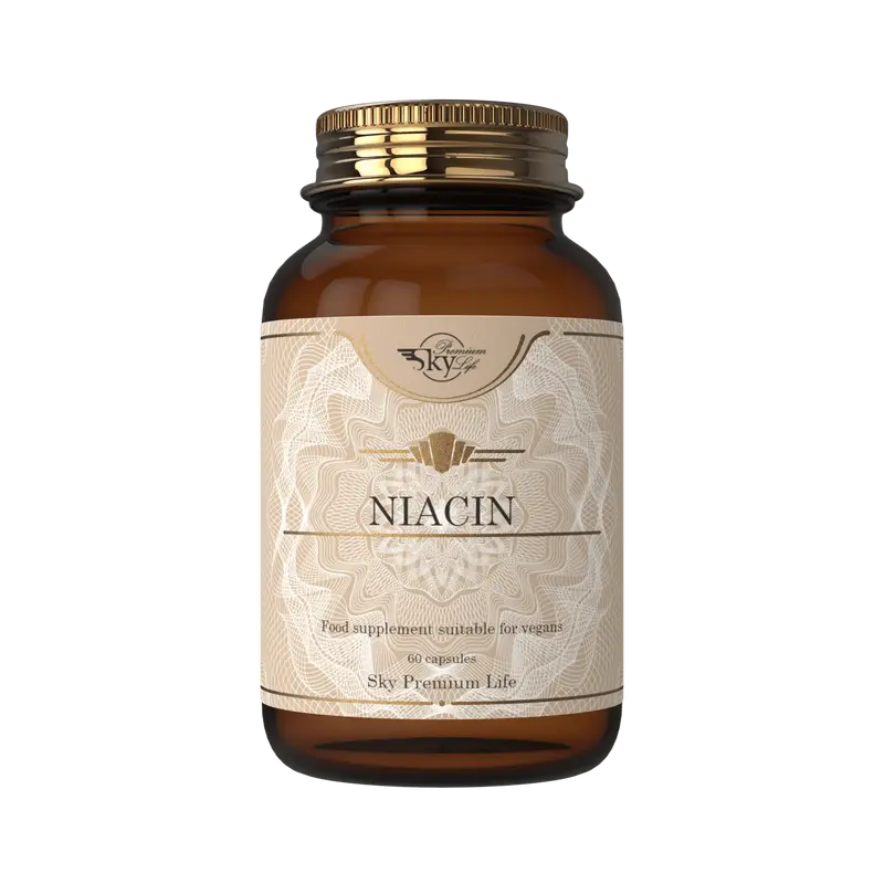 Sky Premium Life Niacin 320mg – 60 Vegan Capsules