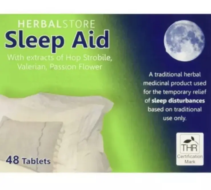 sleep aid, Traditional Herbal Sleep Support – 48 Tablets
