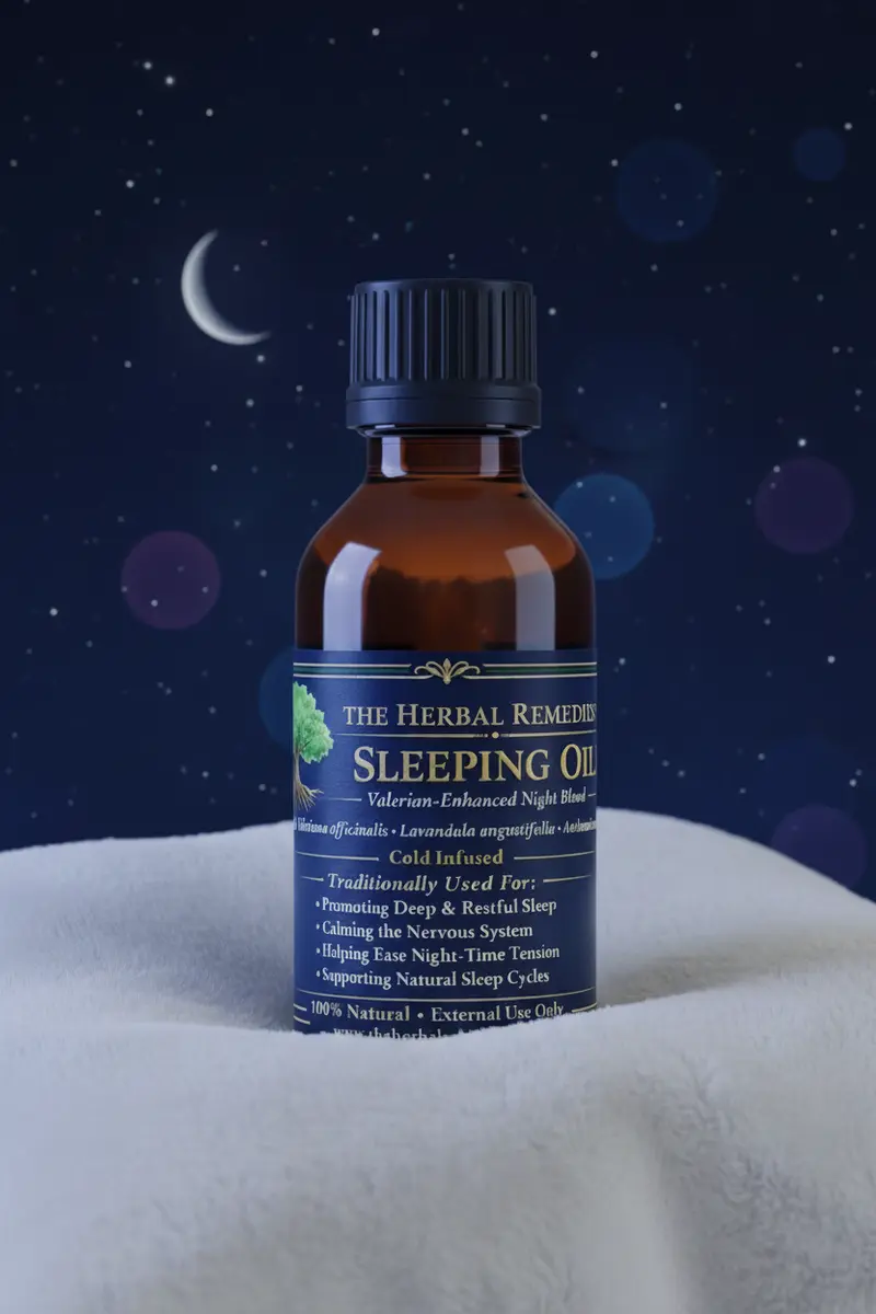 Sleeping Oil Lavender • Valerian • Chamomile • Marjoram Infused in Jojoba Oil