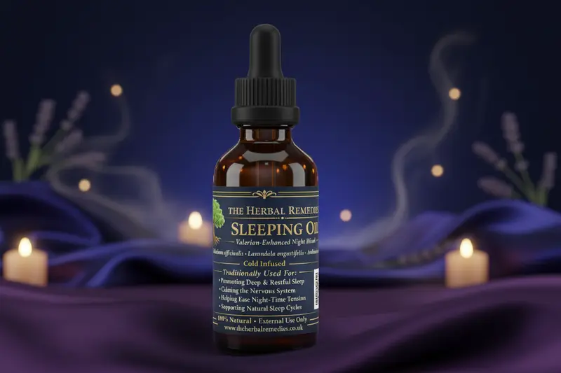 Sleeping Oil – Valerian-Enhanced Night Blend By The Herbal Remedies