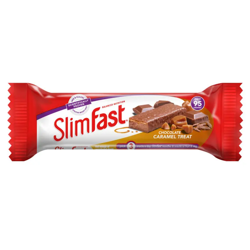 Slimfast Choc Caramel - 12 Snack Bars