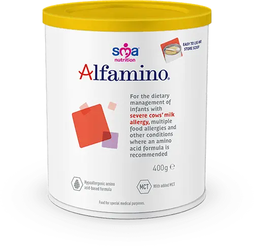 SMA Alfamino Amino Acid Infant Formula 0-12 Months - 400g (4 Cans)