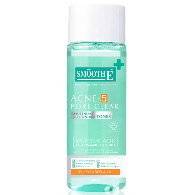 Smooth E - Acne-5 Pore Clear Whitening Toner 150ml.