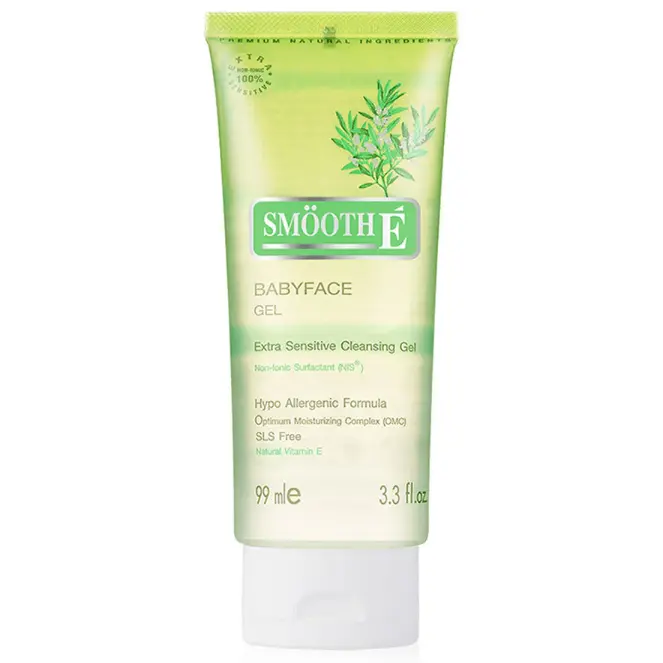 Smooth E - Babyface Gel Extra Sensitive Cleansing Gel 99ml.