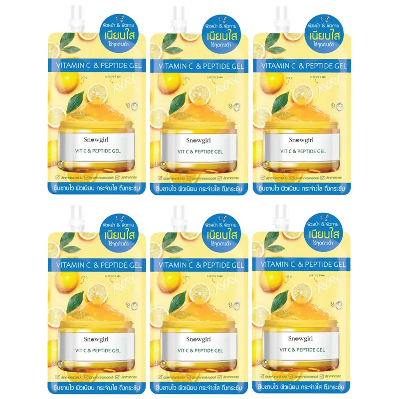 Snowgirl - Vitamin C & Peptide Gel 30g. (Pack of 6)