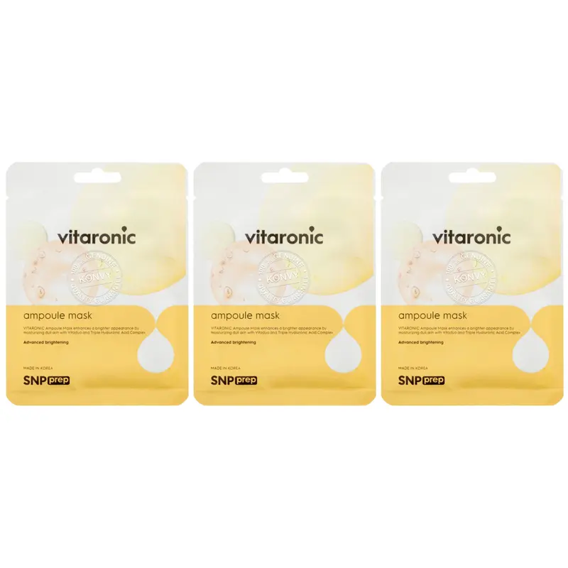 SNP - Prep Vitaronic Ampoule Mask 25ml. (Pack of 3)