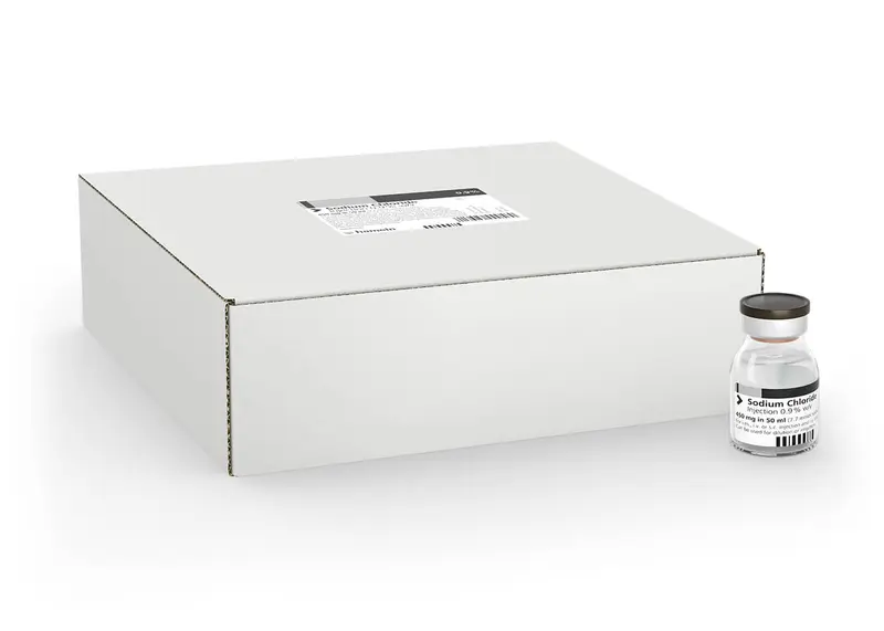 Sodium Chloride 0.9% 0.9% 50 ml (Pack of 25 vials)