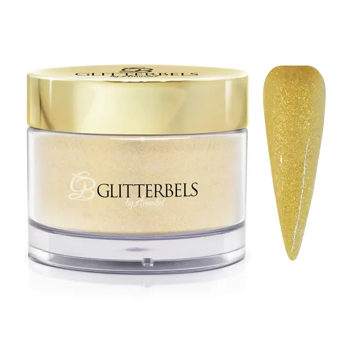 Soft Gold Shimmer Glitterbels Coloured Acrylic