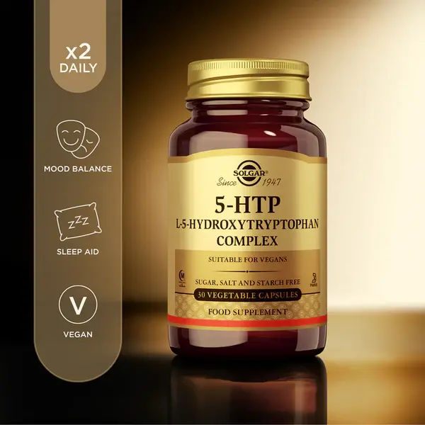Solgar 5-HTP (Hydroxytryptophan) Complex 30 capsules