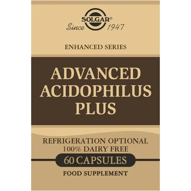 Solgar Advanced Acidophilus Plus Vegetable Capsules - Pack of 60