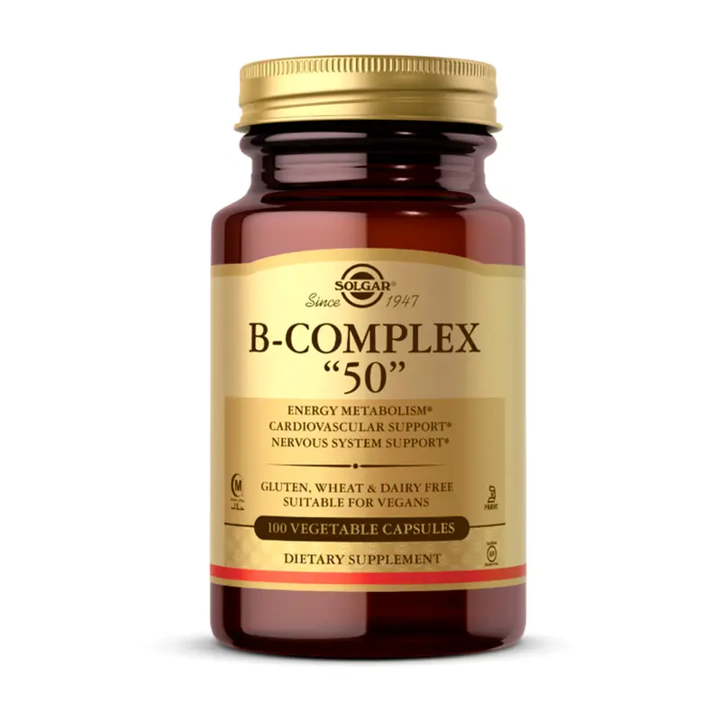 Solgar B-Complex 50 Vegetable 100 Capsules