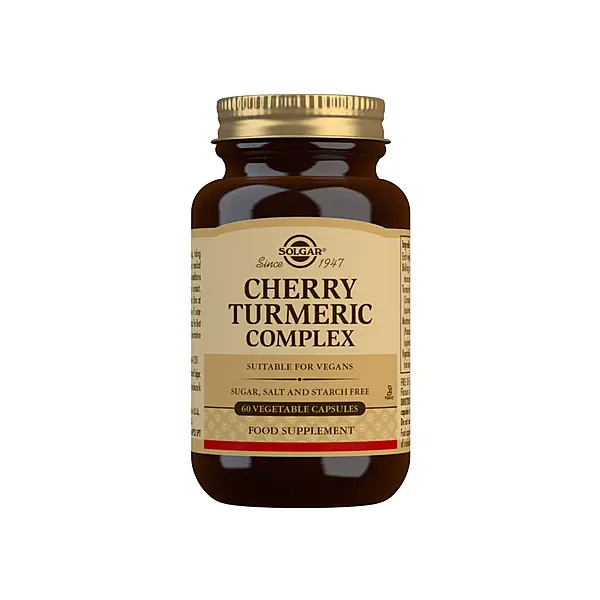 Solgar Cherry Turmeric Complex Vegetable Capsules - Pack of 60