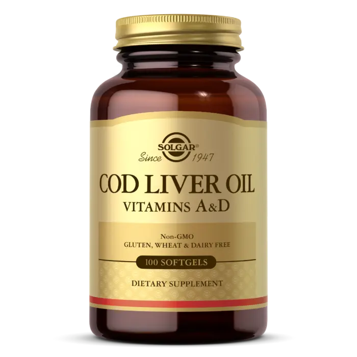 Solgar Cod Liver Oil 100 Softgels