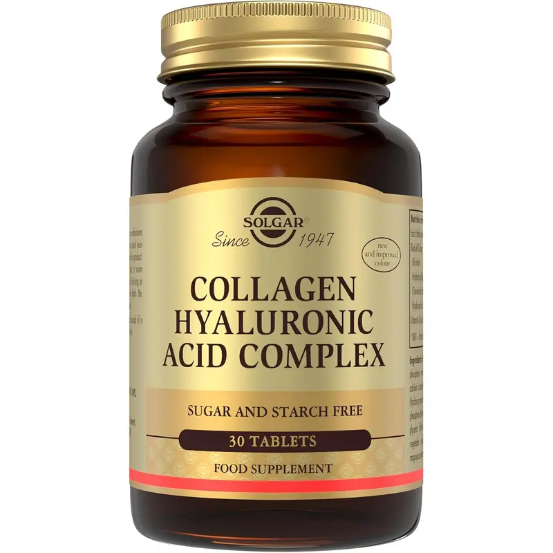Solgar Collagen Hyaluronic Acid Complex Tablets - Pack of 30