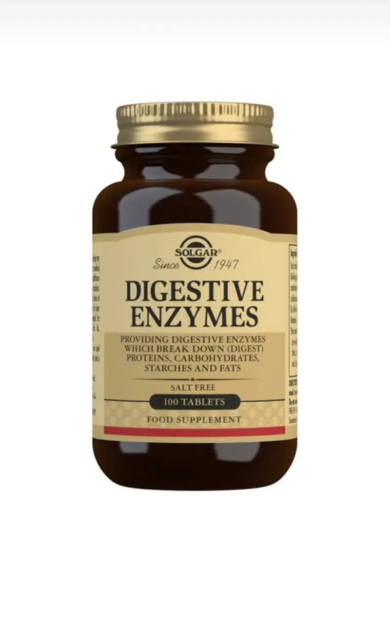 Solgar Digestive Enzymes Tablets - 100 Tablets