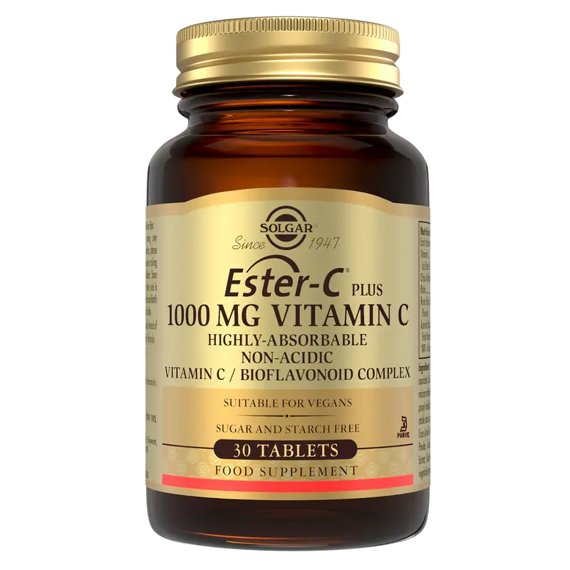 Solgar Ester-C Plus 1000 mg Vitamin C Tablets - Pack of 180
