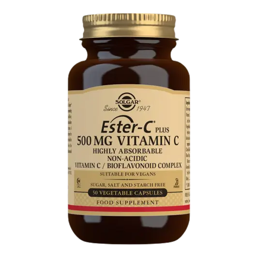 Solgar Ester-C Plus 500mg Vitamin C Capsules - 50 Count