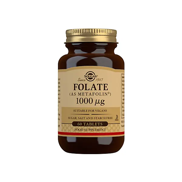 Solgar Folate (as Metafolin) 1000 µg Tablets - Pack of 60
