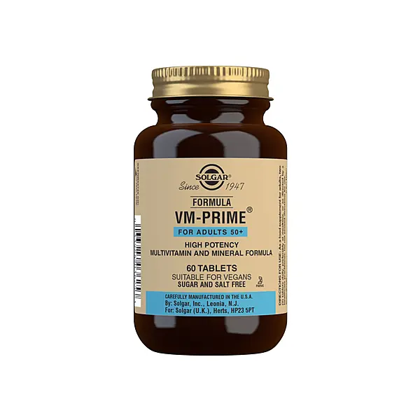 Solgar Formula VM-Prime for Adults 50 Plus Tablets - Pack of 60