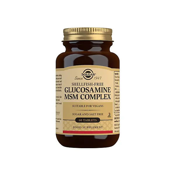 Solgar Glucosamine MSM Complex Tablets - Pack of 60