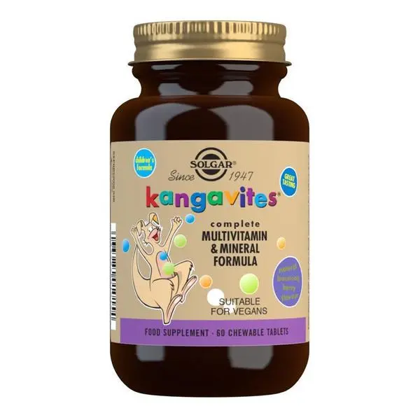 Solgar Kangavites Bouncing Berry - 60 Chewables Tablet Complete Multivitamin