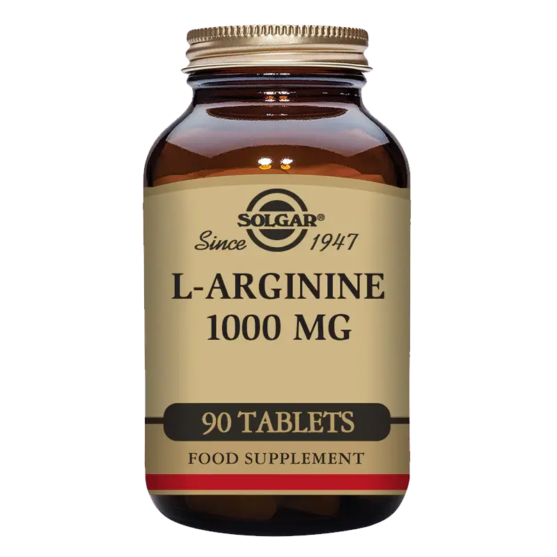 Solgar L-Arginine 1000 mg Tablets - Pack of 90