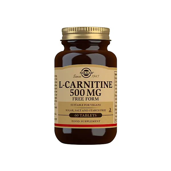 Solgar L-Carnitine 500 mg Tablets - Pack of 60