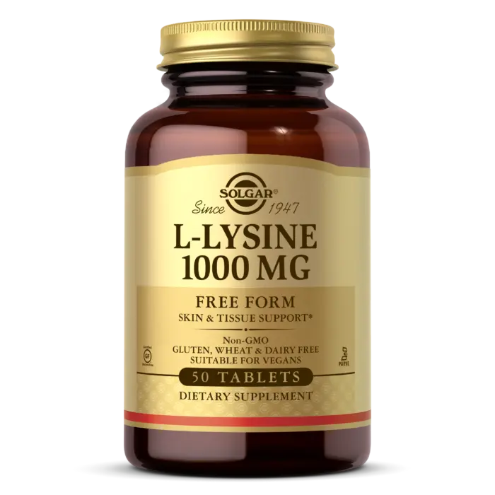 Solgar L-Lysine 1000mg - 50 Tablets