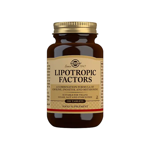 Solgar Lipotropic Factors Tablets - Pack of 100