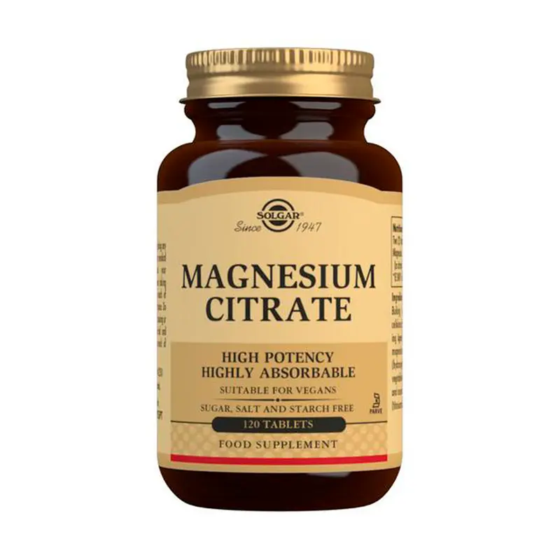 Solgar Magnesium Citrate 120 Tablets