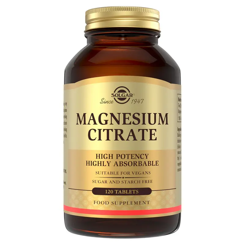 Solgar Magnesium Citrate Tablets - Pack of 120