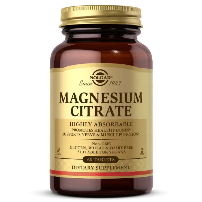 Solgar Magnesium Citrate Tablets - Pack of 60