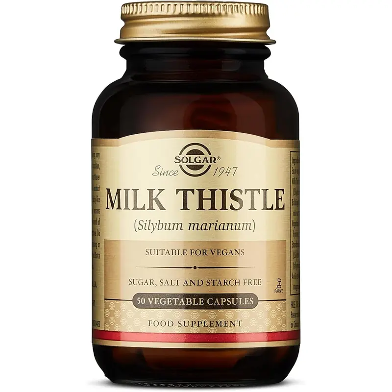 Solgar Milk Thistle Vegetable Capsules - Pack of 50