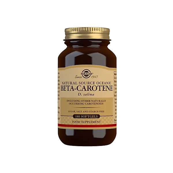 Solgar Natural Source Oceanic Beta Carotene Softgels - Pack of 180
