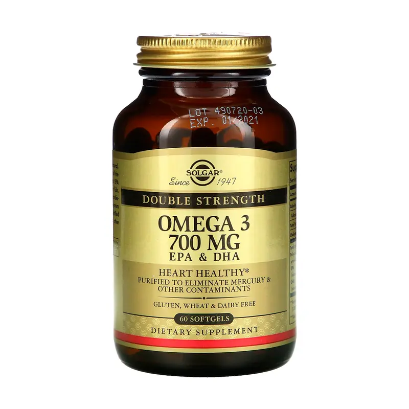 Solgar Omega-3 Double Strength 700mg 60 Softgels