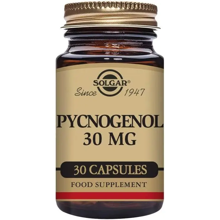 Solgar Pycnogenol 30 mg Vegetable Capsules - Pack of 30